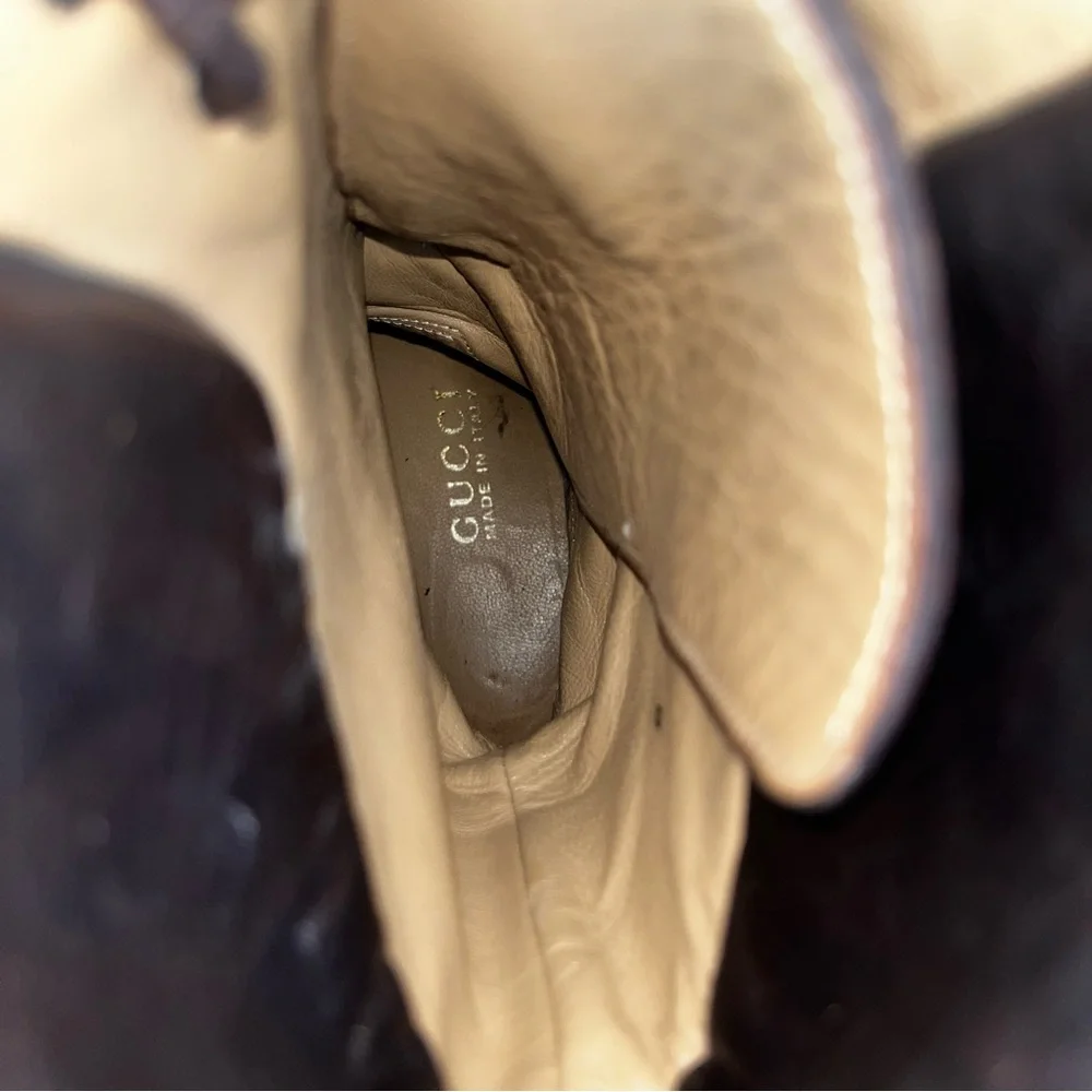 AUTHENTIC VTG Gucci Women's Brown Boots - Picture 5 of 5
